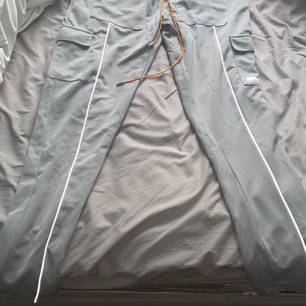 I have some grey EPTM pants they are reflective. Brand new never worn! Size XXL. - Picture 2 of 6